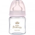 Canpol babies Пляшечка для годування Canpol babies Royal Baby з широким отвором 120 мл Рожева (35/233_pin)