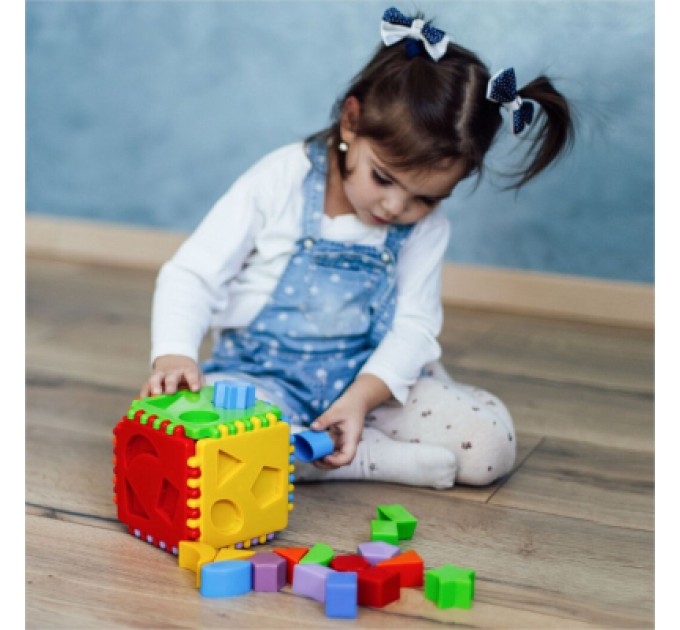 Tigres Розвиваюча іграшка Tigres сортер Educational cube 64 елемента (39781)