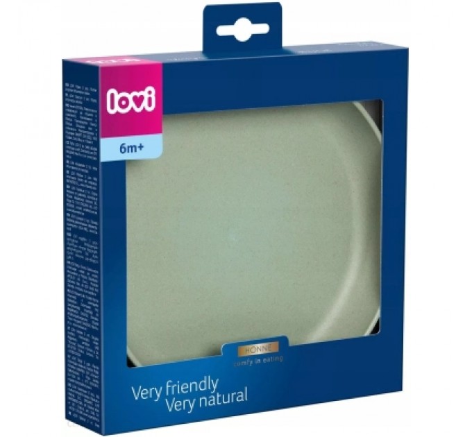 Lovi Тарілка дитяча Lovi Pistachio М'ятні 2 шт (21/530_gre)