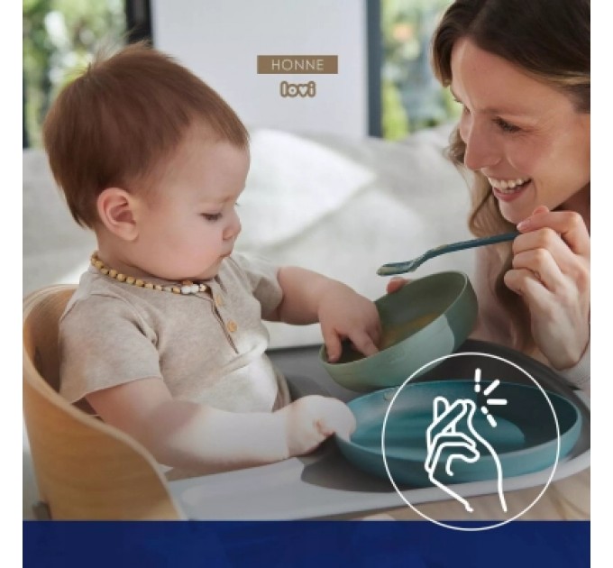 Lovi Тарілка дитяча Lovi Pistachio М'ятні 2 шт (21/530_gre)