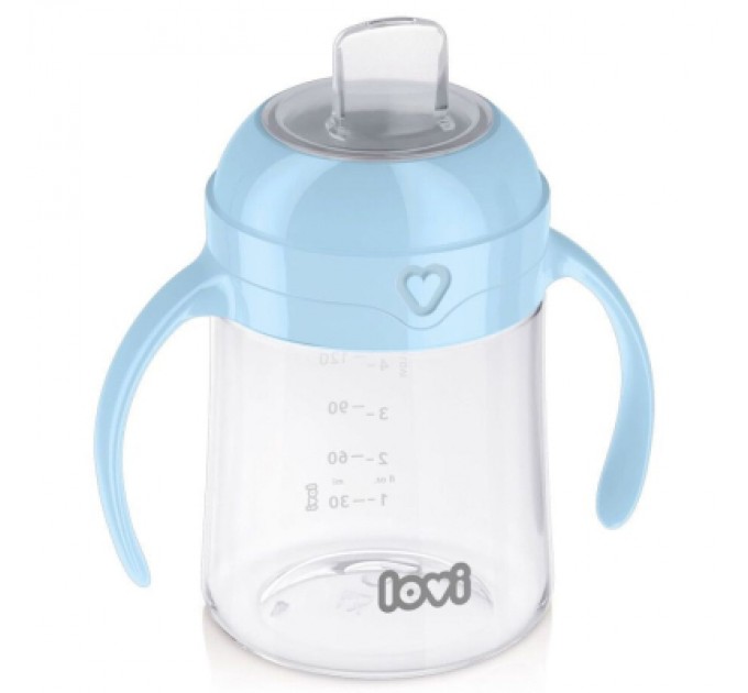 Lovi Поїльник-непроливайка Lovi 150 мл - блакитна (35/358)