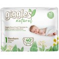 Giggles Підгузки Giggles Natural 1 Newborn 2-5 кг 40 шт (8680131206377)