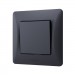Videx Вимикач Videx BINERA 1кл чорний графіт (VF-BNSW1-BG)
