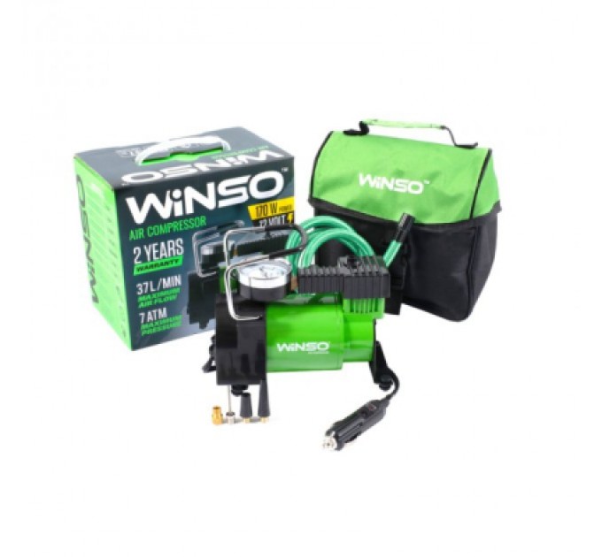 WINSO Автомобільний компресор WINSO 7 Атм, 37 л/мин (122000)