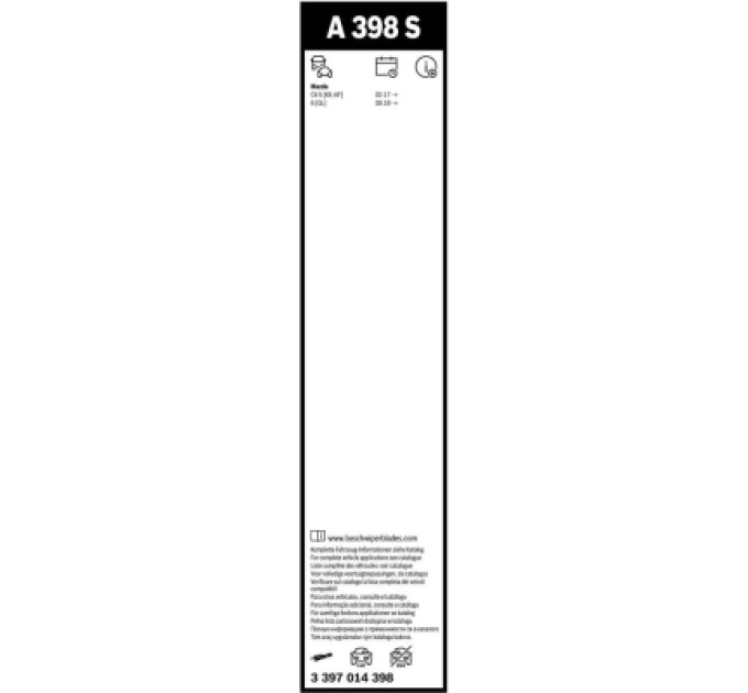 Bosch Щітка склоочисника Bosch 3397014398 (3 397 014 398)