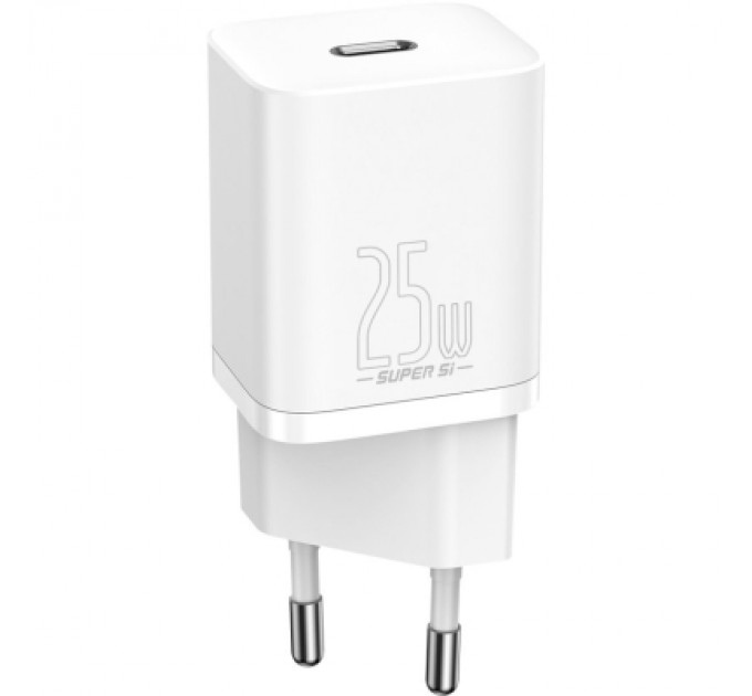 Baseus Зарядний пристрій Baseus Super Si Quick Charger 1C White (CCSP020102)