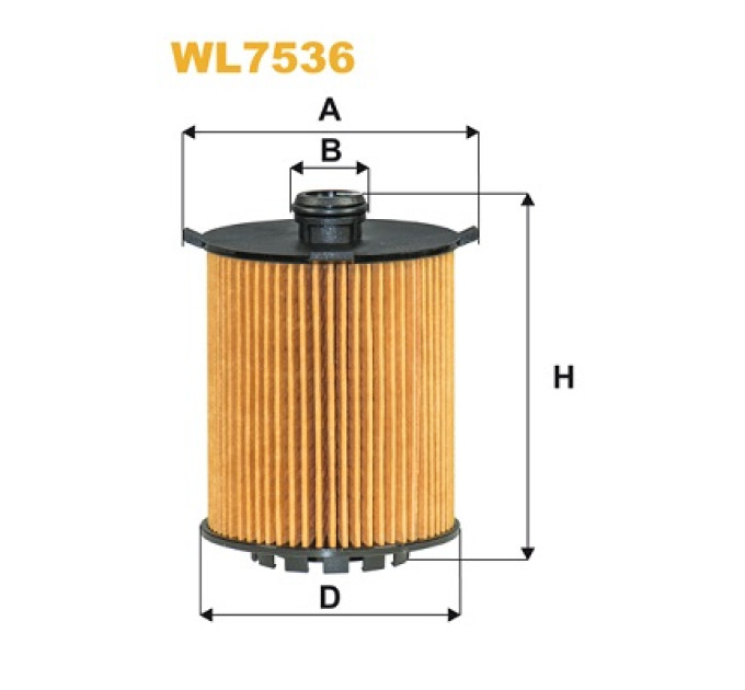 Wixfiltron Фільтр масляний Wixfiltron WL7536