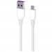 2E Дата кабель USB 2.0 AM to Micro 5P 1.0m Glow white 2E (2E-CCAM-WH_)