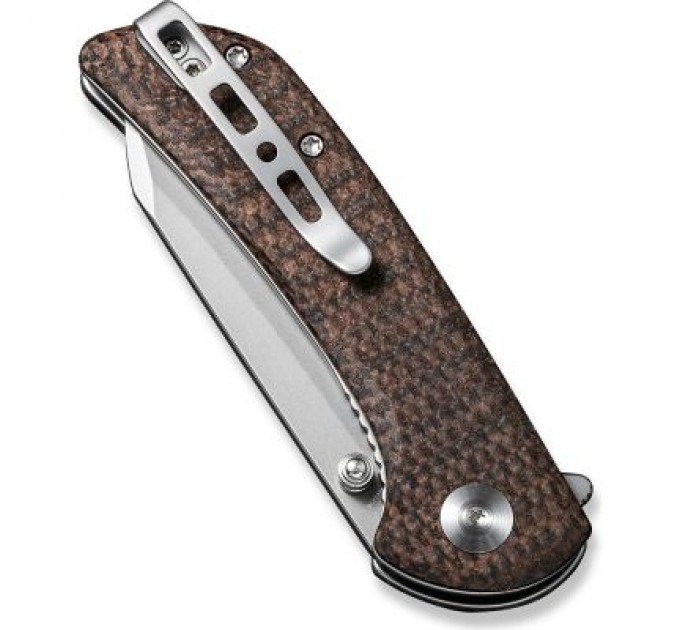 Sencut Ніж Sencut Fritch Stonewash Brown Micarta (S22014-3)
