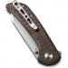 Sencut Ніж Sencut Fritch Stonewash Brown Micarta (S22014-3)