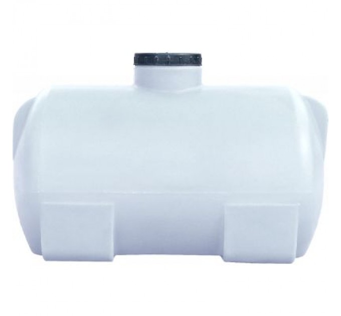 Пласт Бак Ємність для води Пласт Бак горизонтальна харчова 85 л біла (169)