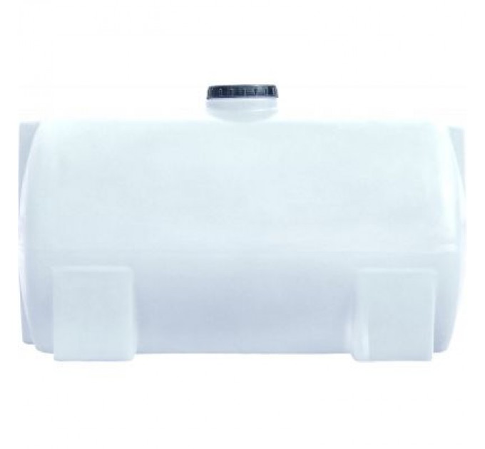 Пласт Бак Ємність для води Пласт Бак горизонтальна харчова 200 л біла (2106)
