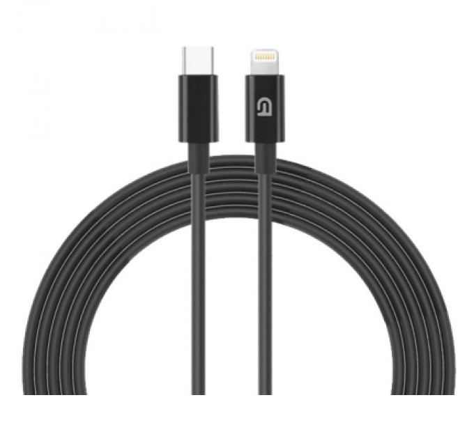 Armorstandart Дата кабель USB-C to Lightning 1.2m AMQGJ2BL black Armorstandart (ARM64374)