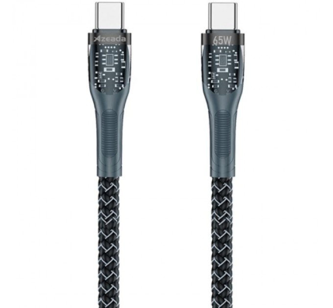 Proda Дата кабель USB-C to USB-C 1.3m Lotto PD-B89CC Black Proda (PD-B89 (C-C)-BK)