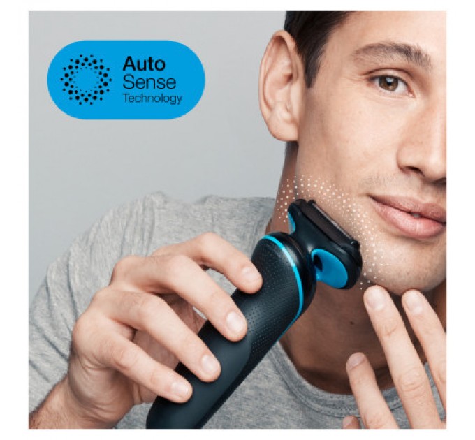 Braun Електробритва Braun Series 5 51-B1000s BLACK / BLUE