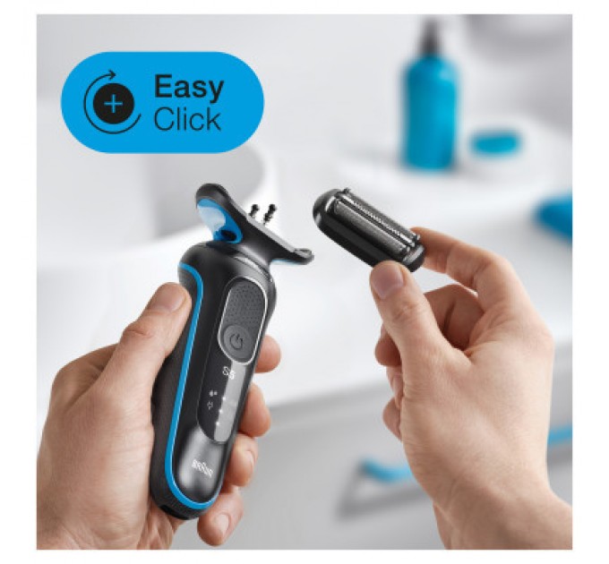Braun Електробритва Braun Series 5 51-B1000s BLACK / BLUE