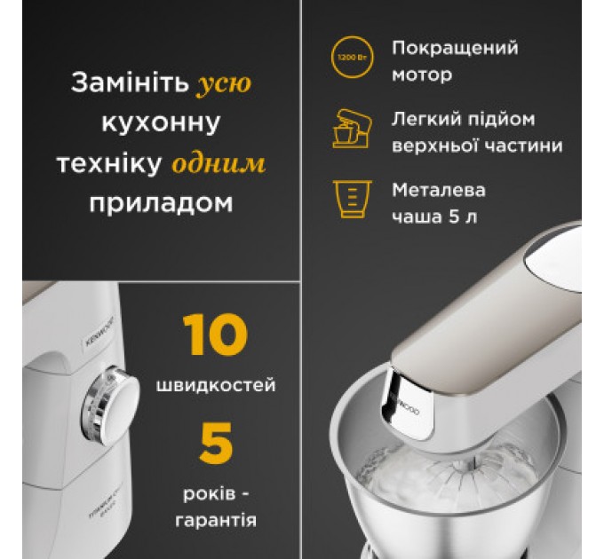 Kenwood Кухонний комбайн Kenwood KVC 65.001 WH (KVC65.001WH)