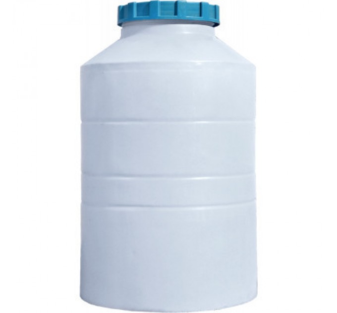 Пласт Бак Ємність для води Пласт Бак вертикальна харчова 300 л біла (815)