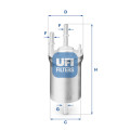 UFI Фільтр паливний UFI 31.833.00