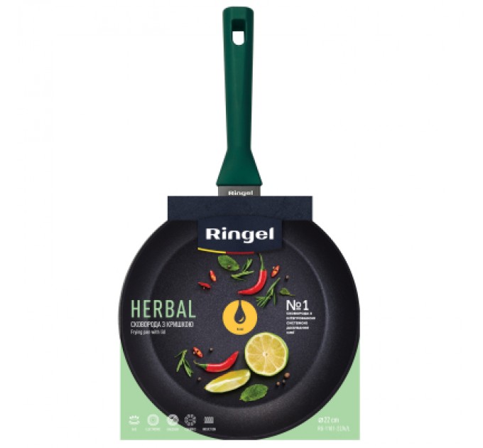 Ringel Сковорода Ringel Herbal 24 см (RG-1101-24/h/L)