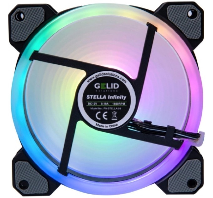 Gelid Solutions Кулер до корпусу Gelid Solutions Stella ARGB 120mm (FN-STELLA-03)