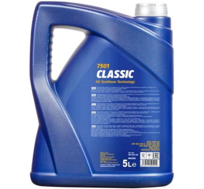 Mannol Моторна олива Mannol CLASSIC 5л 10W-40 (MN7501-5)