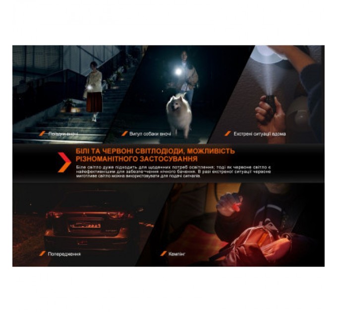 Fenix Ліхтар Fenix E03R V2.0 Grey (E03RV20GR)