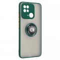Armorstandart Чохол до мобільного телефона Armorstandart Frosted Matte Ring Xiaomi Redmi 10C Dark Green (ARM68367)