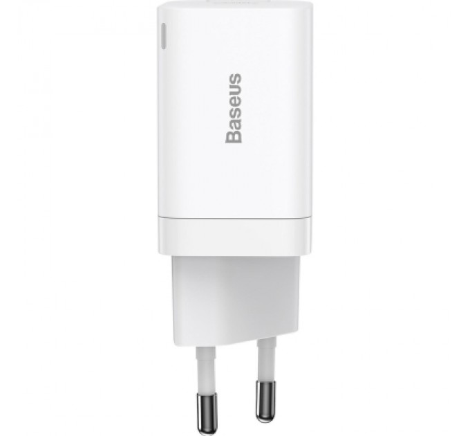 Baseus Зарядний пристрій Baseus Super Si Pro C+U 30W (CCSUPP-E02) white (948117)