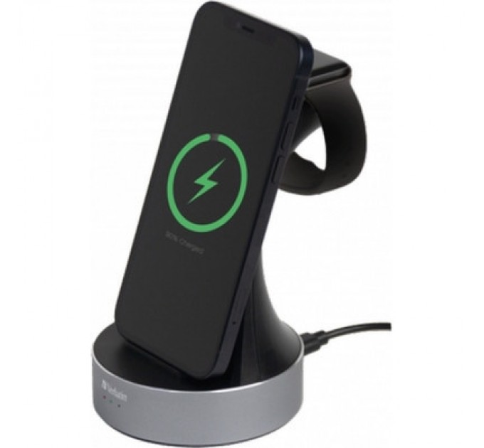 Verbatim Зарядний пристрій Verbatim 2in1 Apple Watch and iPhone Charging Stand (49555)