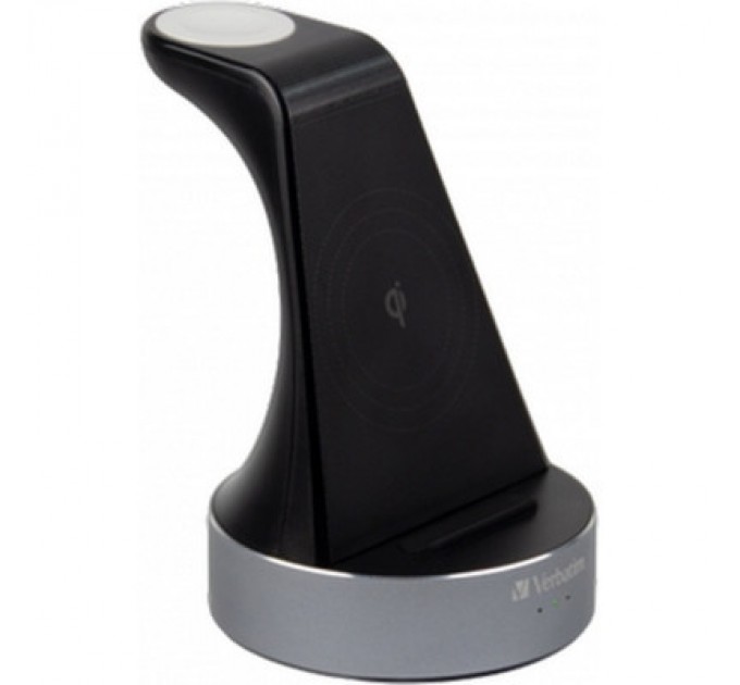 Verbatim Зарядний пристрій Verbatim 2in1 Apple Watch and iPhone Charging Stand (49555)