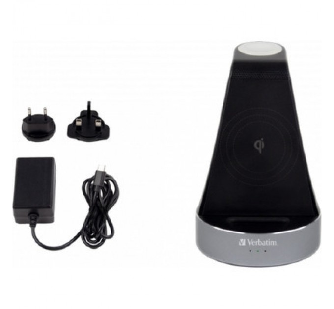 Verbatim Зарядний пристрій Verbatim 2in1 Apple Watch and iPhone Charging Stand (49555)