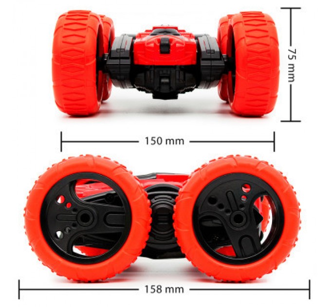 KS Drive Радіокерована іграшка KS Drive Трюковий 1:24, 2.4Ghz червоно-чорний (STURBWB)