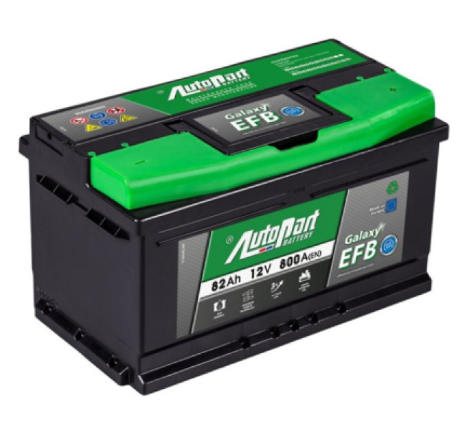 AutoPart Акумулятор автомобільний AutoPart 82 Ah/12V Autopart Galaxy EFB_Start-Stop (ARL082-EFB)