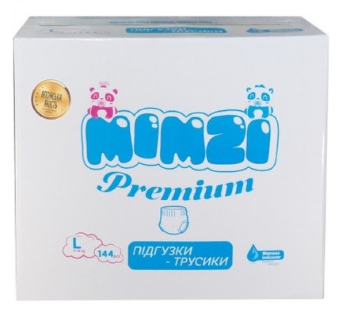 Mimzi Підгузки Mimzi L 9-14 кг 48 шт. х 3 пачки (MPL3) (4820209800302)