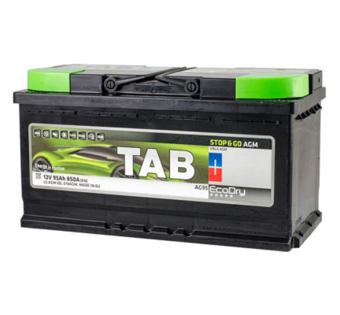 TAB Акумулятор автомобільний TAB 95 Ah/12V AGM Euro (213 090)