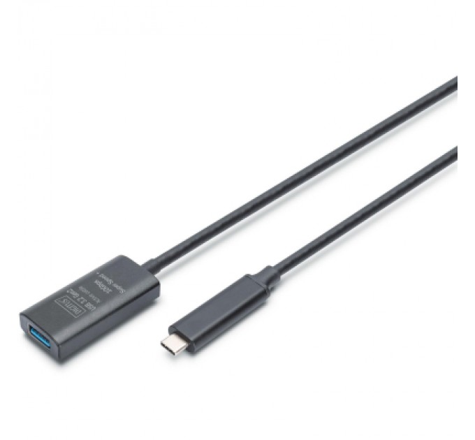 Digitus Дата кабель USB-С Male to USB-A Female 10.0m USB3.2 Gen2 Active 10G Digitus (DA-73113)