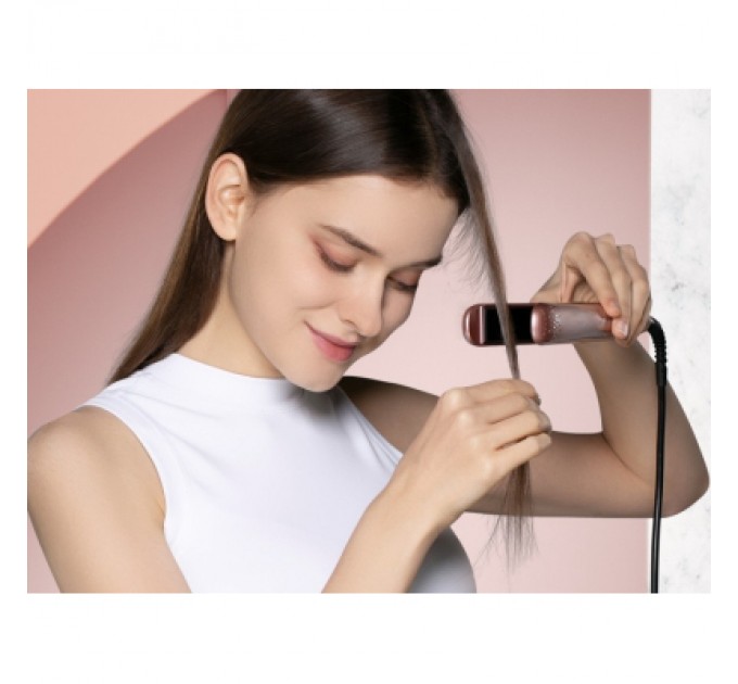 Xiaomi Вирівнювач для волосся Xiaomi Enchen Hair Curling Iron Enrollor Pink / White EU