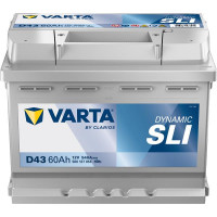 Акумулятор автомобільний Varta 60Аг Blue Dynamic D43 (560127054)