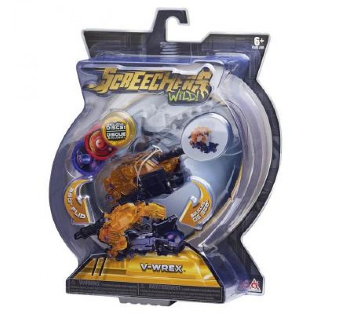 Screechers Wild ! Трансформер Screechers Wild ! L 2-ТИ-РЕККЕР від 5 до 7 років (EU683121)