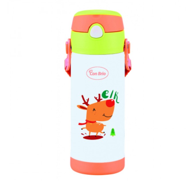 Con Brio Термос Con Brio з трубочкою 350 мл Лось (CB-391-elk)