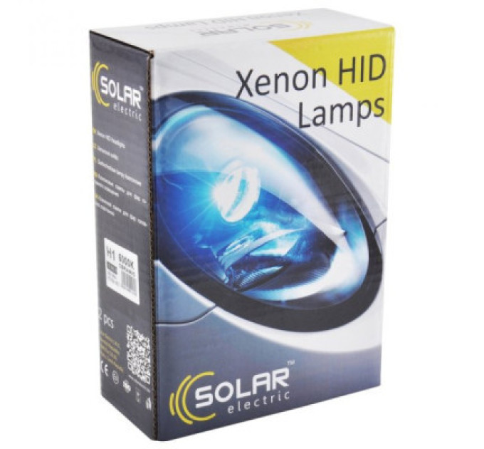 SOLAR Автолампа SOLAR H1 CERAMIC, 6000K,85V,35W P14.5s (1161)
