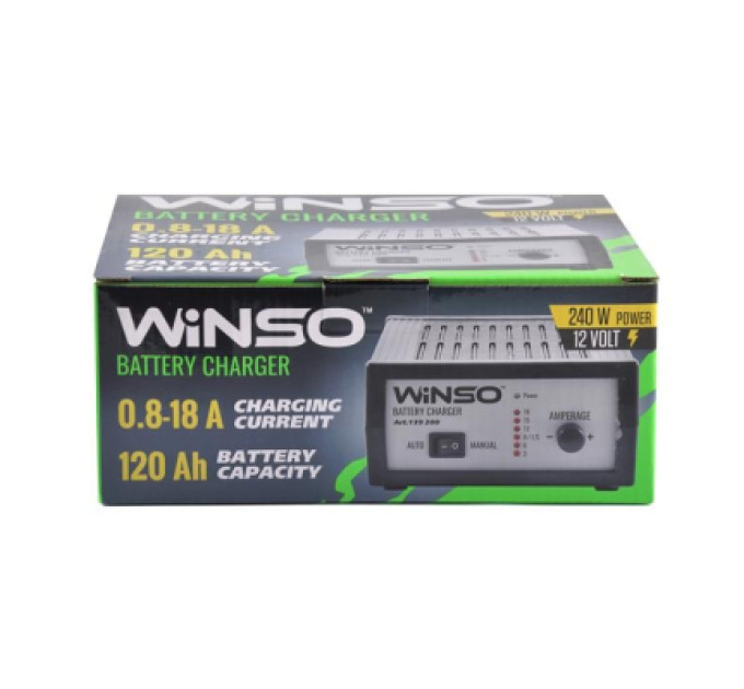 WINSO Зарядний пристрій для автомобільного акумулятора WINSO 139200