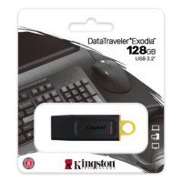 USB флеш накопичувач Kingston 128GB DT Exodia Black/Yellow USB 3.2 (DTX/128GB)