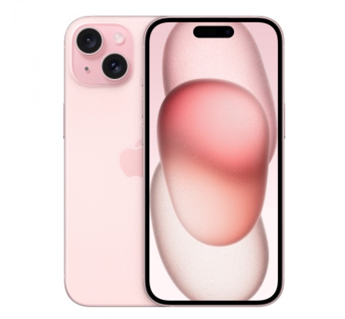 Apple Мобільний телефон Apple iPhone 15 256GB Pink (MTP73)