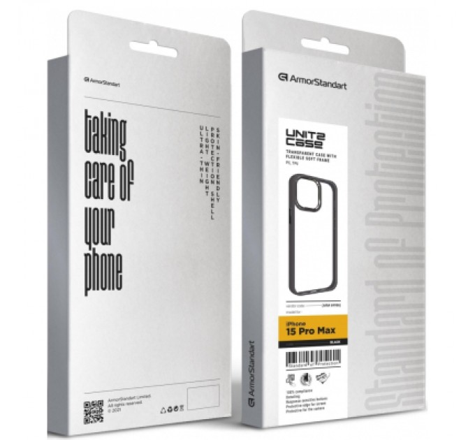 Armorstandart Чохол до мобільного телефона Armorstandart UNIT2 Apple iPhone 15 Pro Max Black (ARM69986)