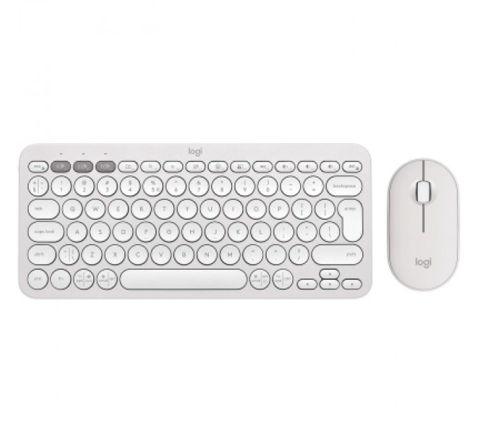 Logitech Комплект Logitech Pebble 2 Wireless UA White (920-012240)