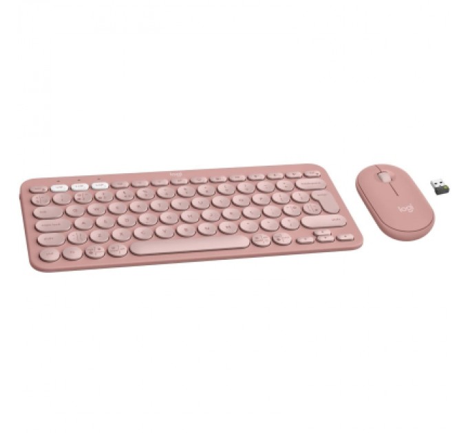 Logitech Комплект Logitech Pebble 2 Wireless UA Rose (920-012241)