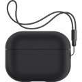 Armorstandart Чохол для навушників Armorstandart Silicone Case with straps для Apple Airpods Pro 2 Black (ARM68608)