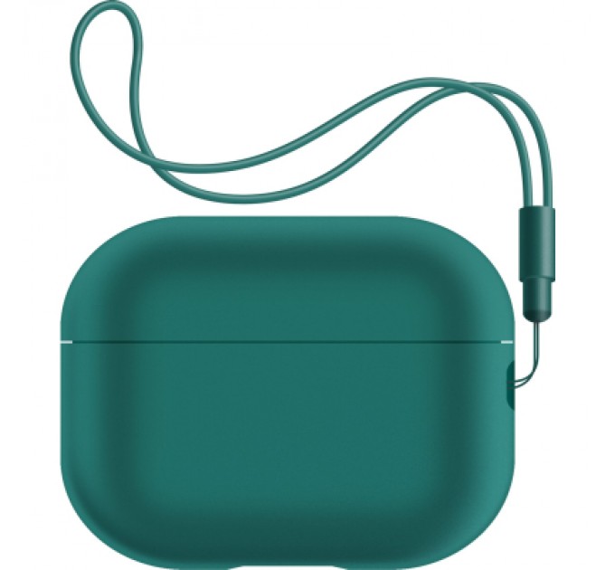 Armorstandart Чохол для навушників Armorstandart Silicone Case with straps для Apple Airpods Pro 2 Dark Green (ARM68612)